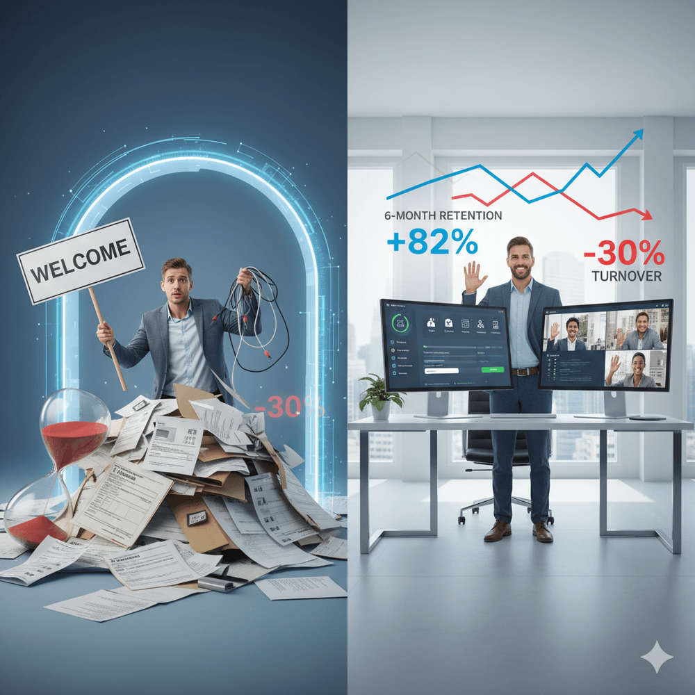 The Hidden Cost of Bad Onboarding: How Software Slashes Your 6-Month Turnover Rate by 30%